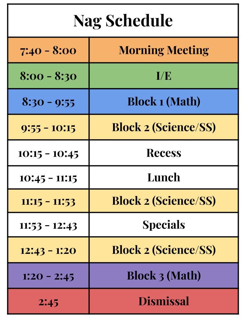 Class Schedule